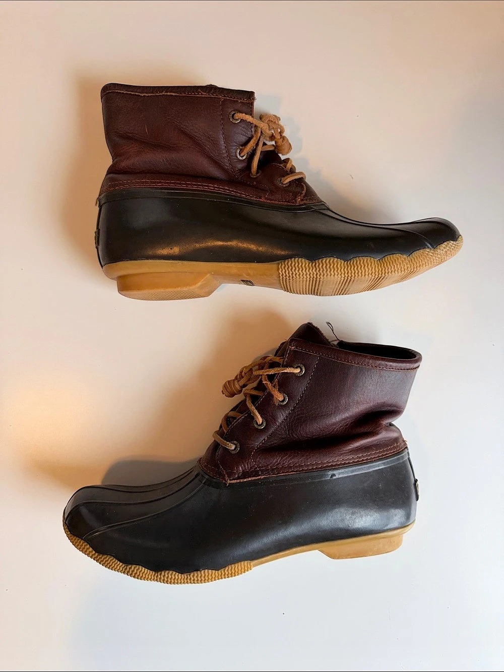 Sperry Top-Sider Waterproof Rubber Boot Leather Waterproof Boots Size 11